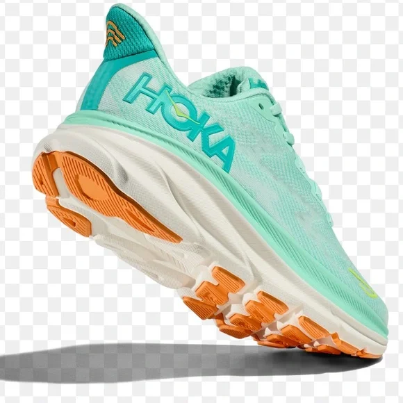 Hoka Clifton 9 Seafoam / Aqua Breeze - Picture 9 of 9